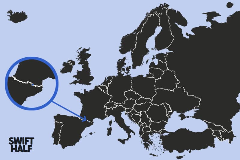 Europe map quiz Andorrav2