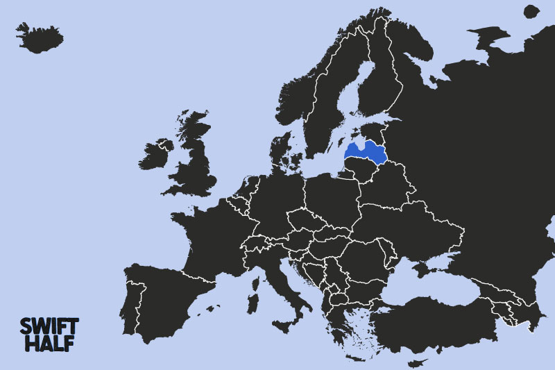 Europe map quiz Lithuania