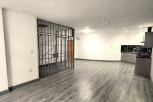 bang up flat with prison cell
