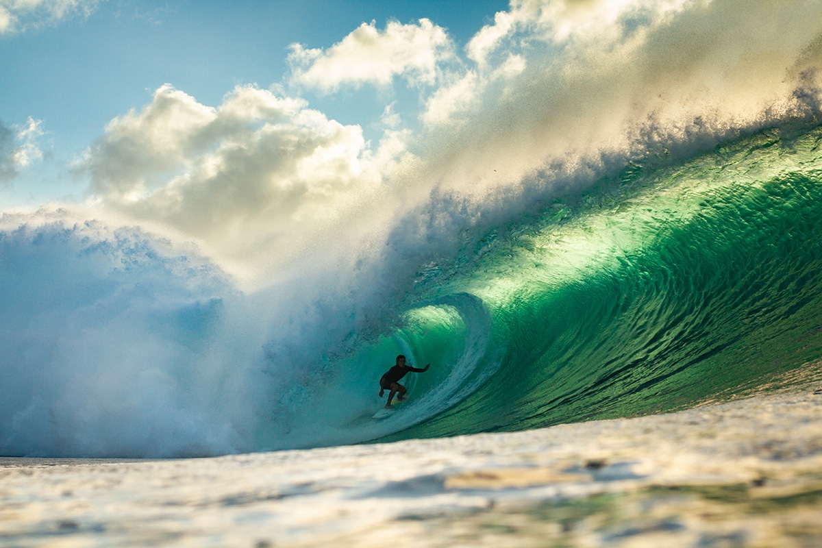 The Banzai Pipeline is one of the most famous surf breaks in Hawaii Image Sacha Specker